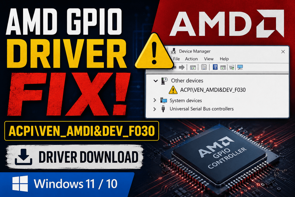 ACPI\VEN_AMDI&DEV_F030 Driver Download (AMD GPIO)