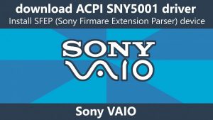acpi sny5001 windows 10 driver download